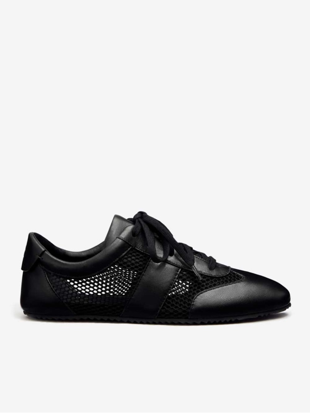 Reformation Women's Black Terra Sneaker Sporty Mesh